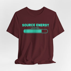 Source Energy Loading... t-shirt - Zenfull Heart self love and healing affirmation apparel