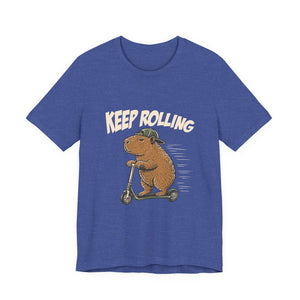 Keep Rolling | Capybara | Deluxe Tee