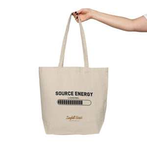 Source Energy Loading canvas tote bag by Zenfull Heart, alternate view