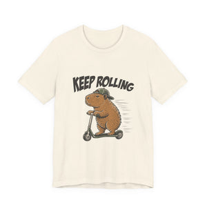 Keep Rolling | Capybara | Deluxe Tee