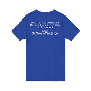 You Are Enough | Dear Person Behind Me v-neck shirt - Zenfull Heart self love and healing affirmation apparel