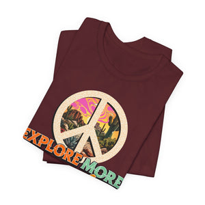 Explore More Worry Less t-shirt - Zenfull Heart self love and healing affirmation apparel