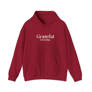 Grateful Everyday hoodie - Zenfull Heart self love and healing affirmation apparel
